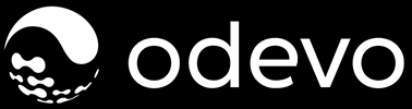 Odevo Logo Black Background